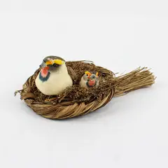 Raz Imports Birds in Nest Decorative Figure Craft Accent