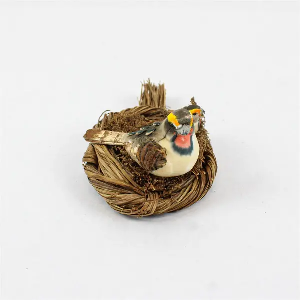 Raz Imports Birds in Nest Decorative Figure Craft Accent