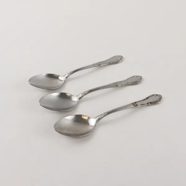 Three Stainless Teaspoons by Towle in the Pattern Merrimack