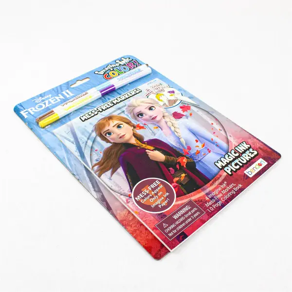 Disney Frozen II Imagine Ink Magic Ink Pictures 10-Page Book 4 Markers Bendon