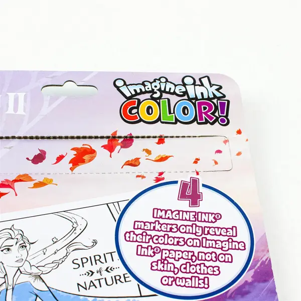 Disney Frozen II Imagine Ink Magic Ink Pictures 10-Page Book 4 Markers Bendon
