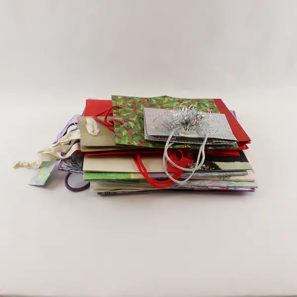Lot of 14 Floral and Miscellaneous Gift Bags Varied Sizes