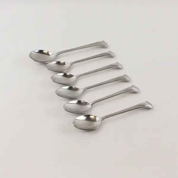 Five Teaspoons and One Soup Spoon by Supreme Cutlery Pattern Unknown