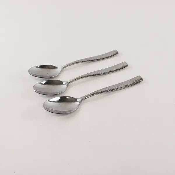 Three 18/0 Stainless Towle Living  Collection Tablespoons in the Texture Pattern