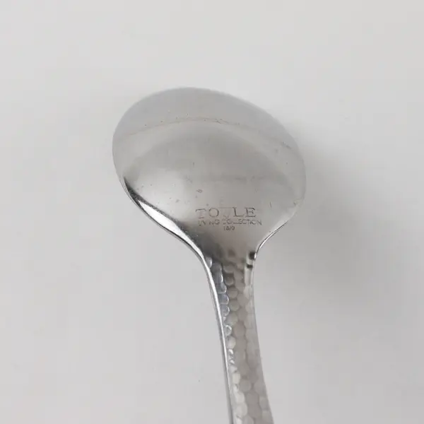 Three 18/0 Stainless Towle Living  Collection Tablespoons in the Texture Pattern