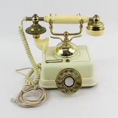 Vtg. OPC Light Yellow Color 1978 Model Marquis Telephone Made in Korea Untested