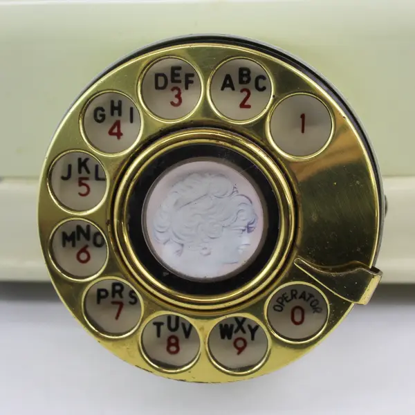 Vtg. OPC Light Yellow Color 1978 Model Marquis Telephone Made in Korea Untested