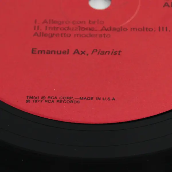  Beethoven Emanuel Ax Waldstein / Eroica 12" Vinyl Record