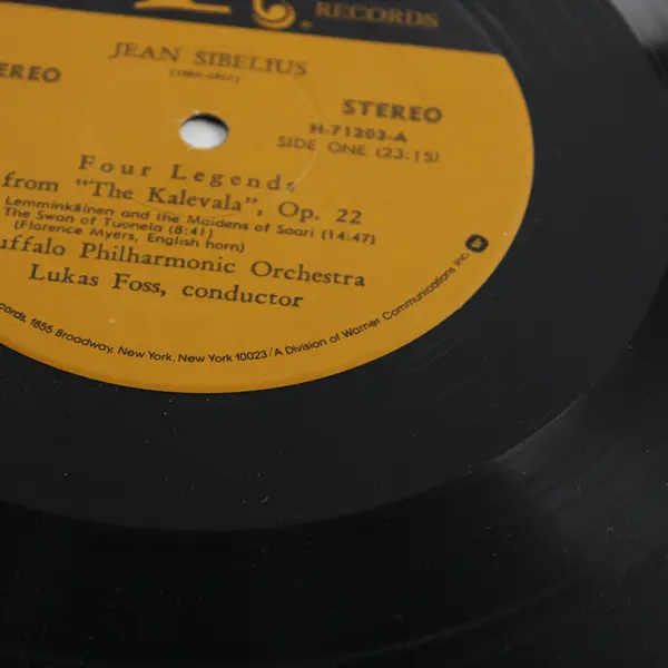 Jean Sibelius 4 Legends From The Kalevala Op 22 12" Vinyl Record 