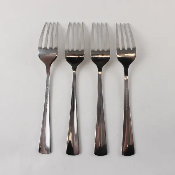 Four Stainless Salad Forks by Towle in the Pattern TWS47