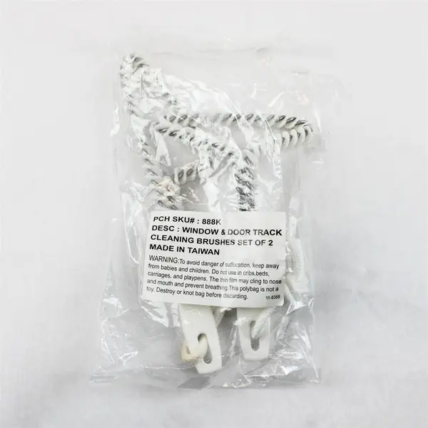 Set of 2 Sliding Door Track Cleaning Brushes #11-8355 - New 