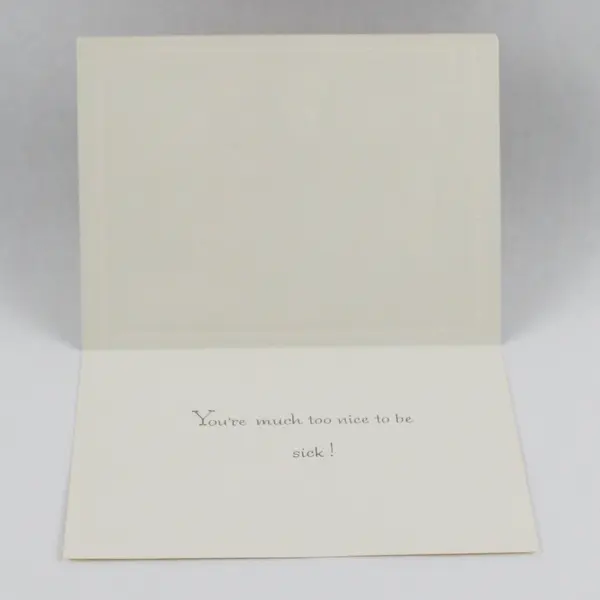 Vintage Brick Mill Studios Get Well Card with Envelope