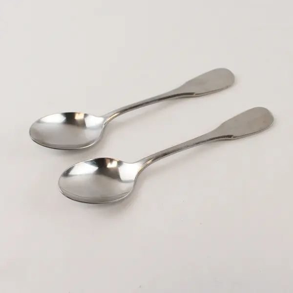 Two 18/8 Stainless Teaspoons by Towle in the Pattern Chatsworth Made in Japan