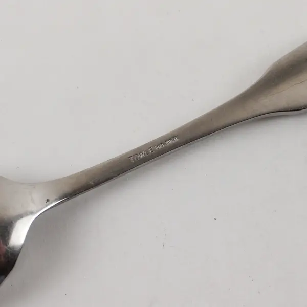 Two 18/8 Stainless Teaspoons by Towle in the Pattern Chatsworth Made in Japan