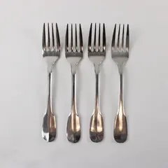 Superior Cutlery Chatsworth 4 Salad Forks 18/8 Stainless