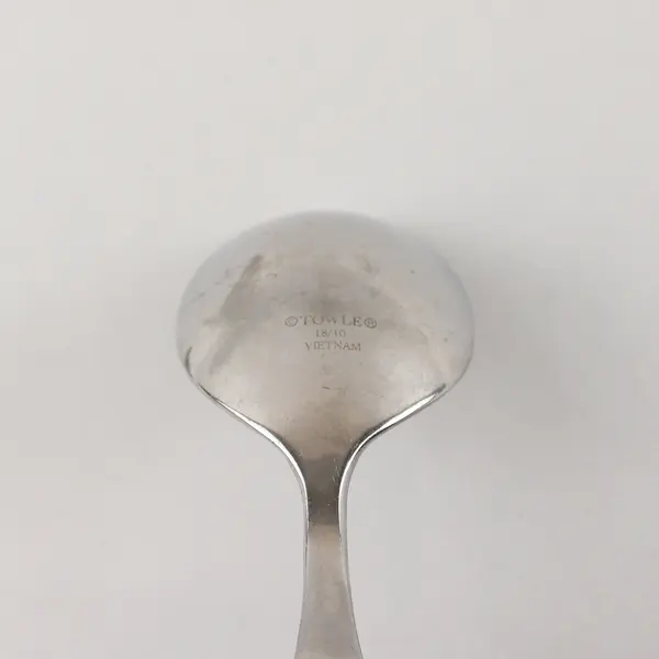 Two Satin Balance Spoons by Towle: 1 Tablespoon, 1 Serving Spoon