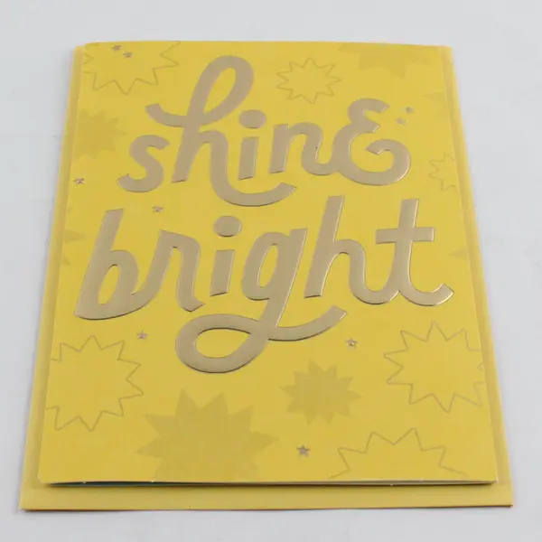  Hallmark Shine Bright Birthday Greeting Card with Envelope