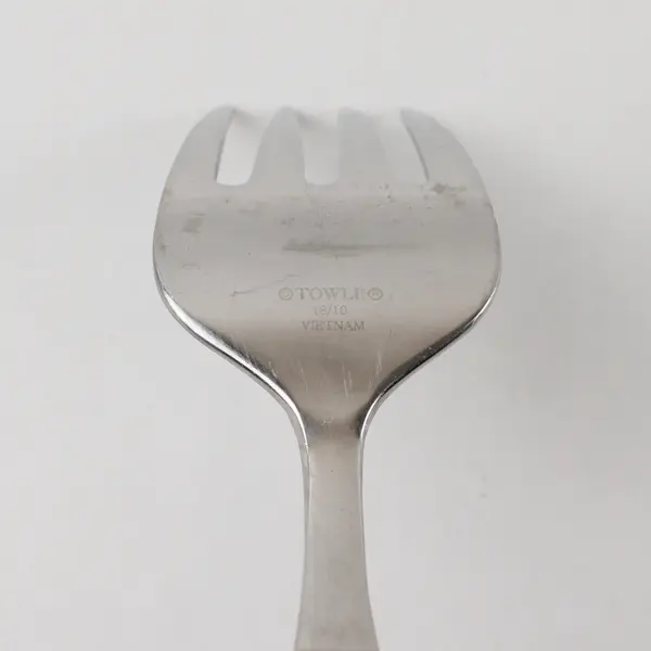 Two Stainless Satin Balance Serving Forks by Towle