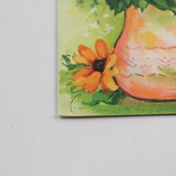 VTG Brick Mill Studios Floral Anniversary Greeting Card Missing Envelope