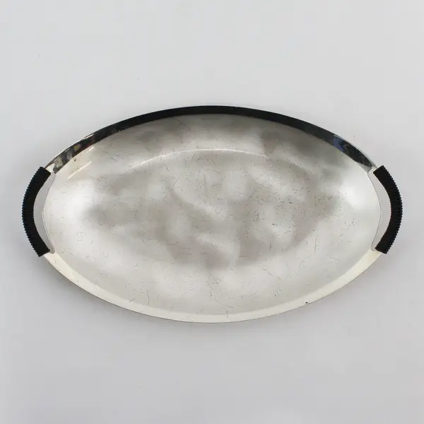 WMF-Ikora Germany Oval Silver Plate Dish Or Tray With Handles 8.5"