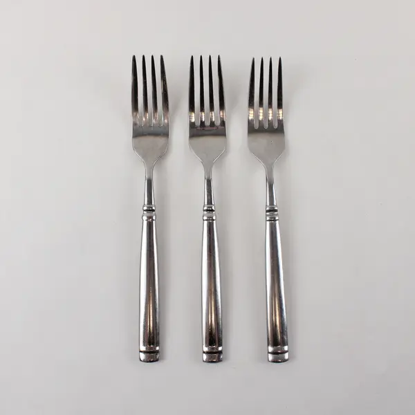 Three Stainless Dinner Forks by Towle in the Pattern Stephanie