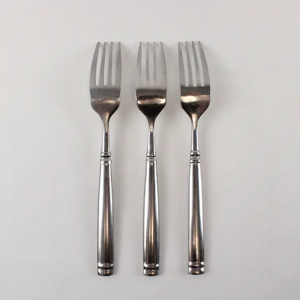 Three Stainless Dinner Forks by Towle in the Pattern Stephanie