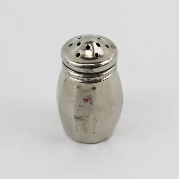Vintage Baronial Plate Silver Mini Salt And Pepper Shaker Set