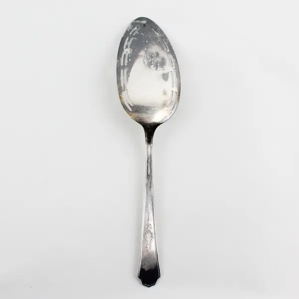 Vintage 1847 Rogers Bros Silver Plated Ancestral Pierced Rim Pie Server