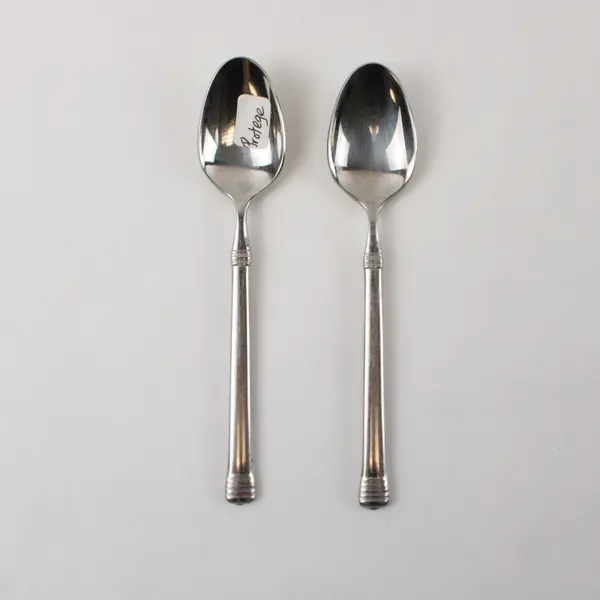 Two Georgian House Teaspoons in the Pattern Protege