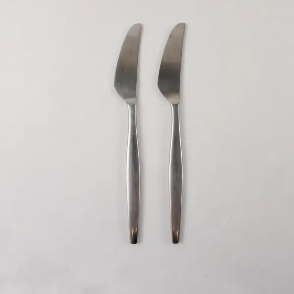 Two Stainless Dinner Knives by Lauffer in the Pattern Vantage