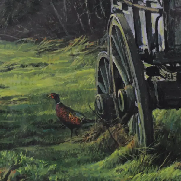 Robert Bateman  Country Lane Pheasant Lithograph Signed And  Numbered 351/950