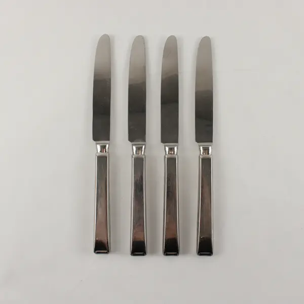 Four Faceon (Silverplate) Knives by WMF 