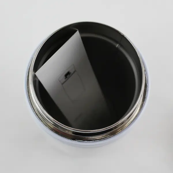 White La-Z-boy Promotional Thermal Water Bottle Insulated Flip Top Lid Ad