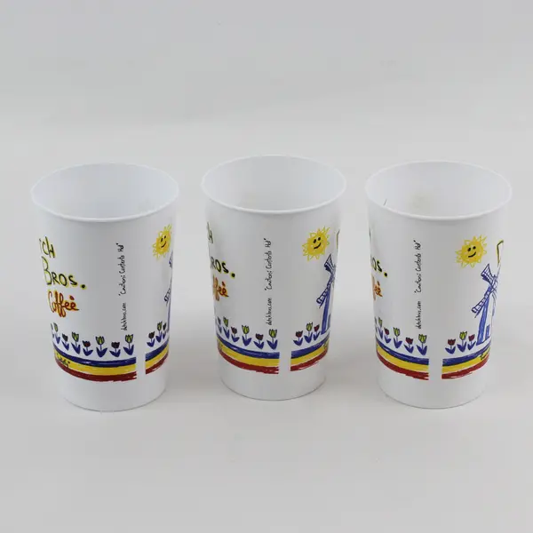 Lot of 3 Dixie Collectibles Dutch Bros Coffee Plastic Kid's Cups