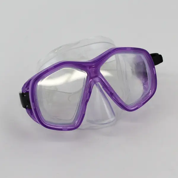 Purple Dual Lens Snorkeling Scuba Diving Mask Pre-Owned