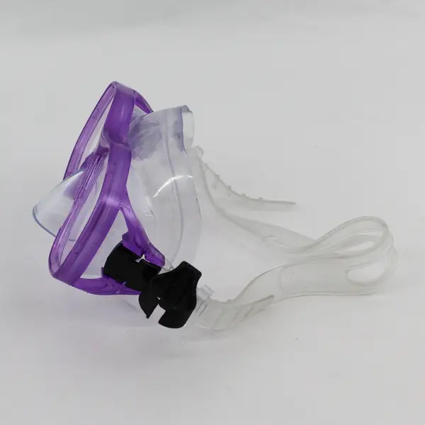 Purple Dual Lens Snorkeling Scuba Diving Mask Pre-Owned