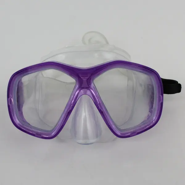 Purple Dual Lens Snorkeling Scuba Diving Mask Pre-Owned