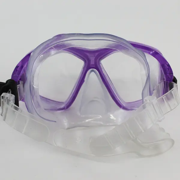 Purple Dual Lens Snorkeling Scuba Diving Mask Pre-Owned