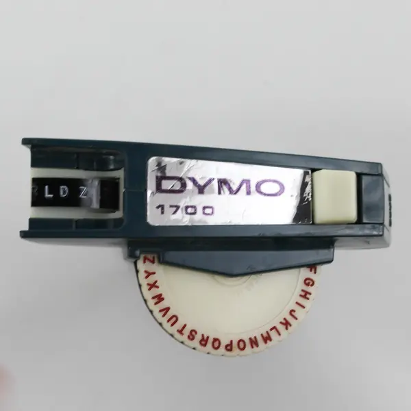 Vintage Dymo 1700 Retro Blue Handheld Label Maker Embosser Tested Working