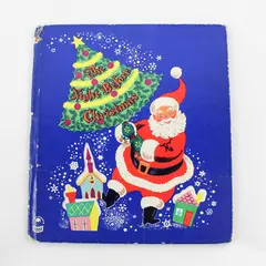 Vintage 1952 The Night Before Christmas Whitman Cozy Corner Children's Book