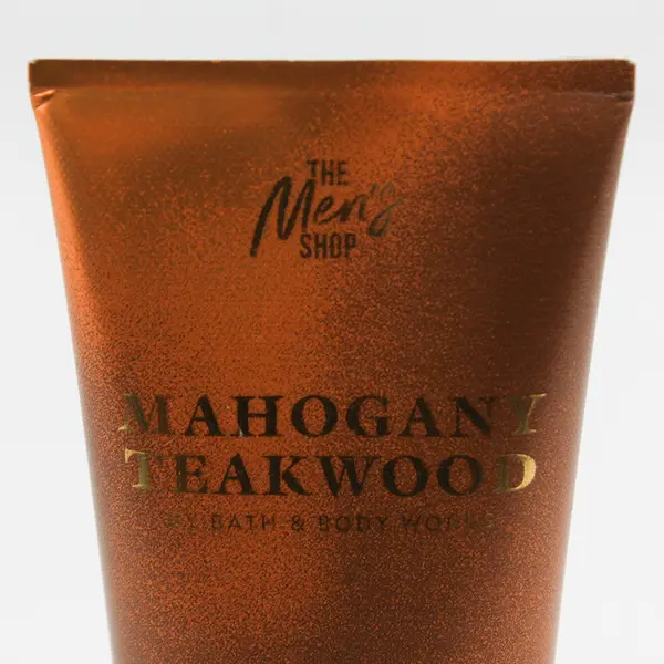 New Men's Shop Mahogany Teakwood Body Cream 8 oz Bath & Body Works