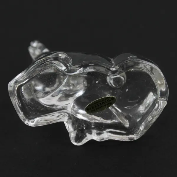 Silvestri Crystal Clear Glass Deer Mini Candle Holder