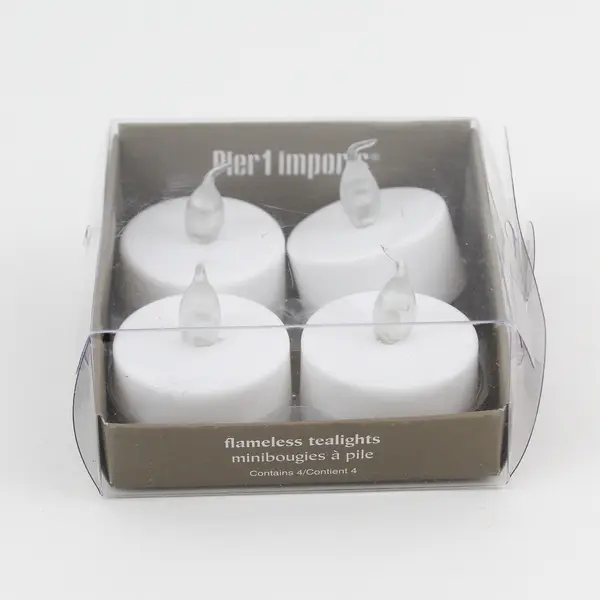 Pier 1 Imports Flameless LED Tea Lights Set of 4
