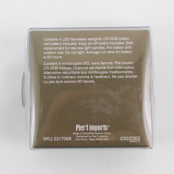 Pier 1 Imports Flameless LED Tea Lights Set of 4