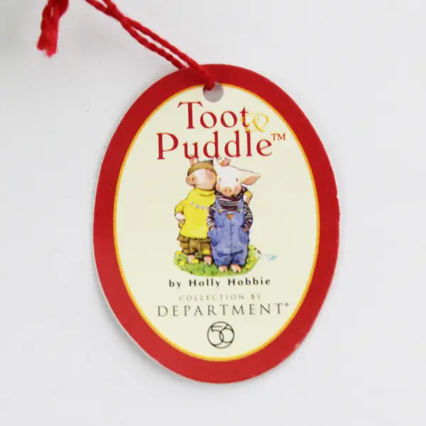 Dept 56 Toot & Puddle Otto Turtle Scooter Ornament Holly Hobbie 2001