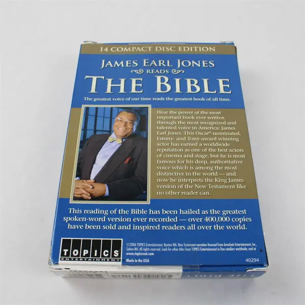 James Earl Jones Reads The Bible The New Testament King James Version 14 CD Ed