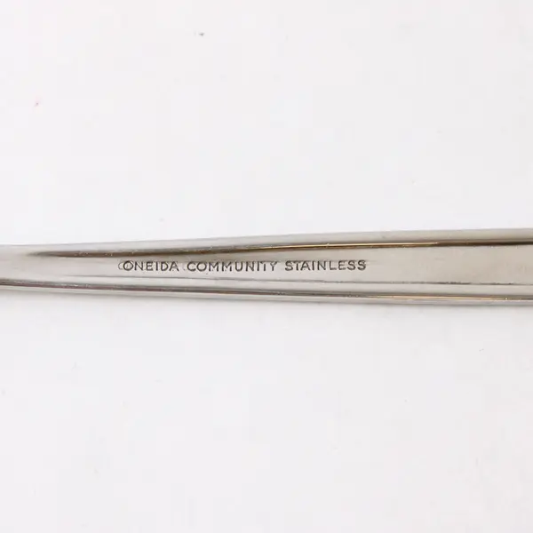 Two Stainless Meat Forks by Oneida in the Pattern Via Roma