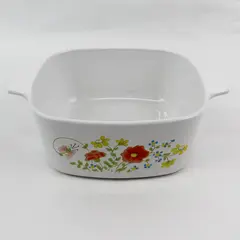 Corning Ware Wildflower 1.5 Quart Casserole Dish A-1 1/2 Without Lid USA