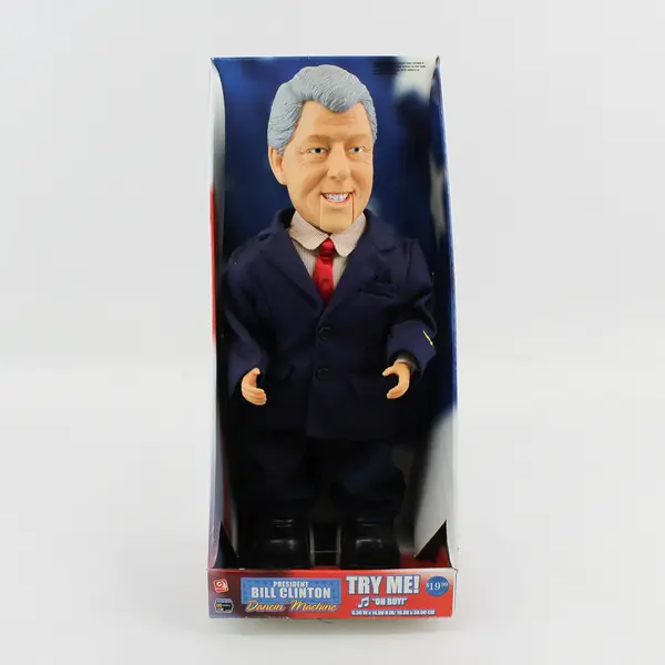 Gemmy President Bill Clinton Singing Dancing Machine Doll