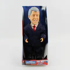 Gemmy President Bill Clinton Singing Dancing Machine Doll